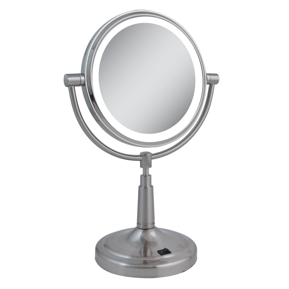 Zadro Lighting LEDV45 Next Generation Led Vanity Mrror Mirror Pewter, Nickel, Silver