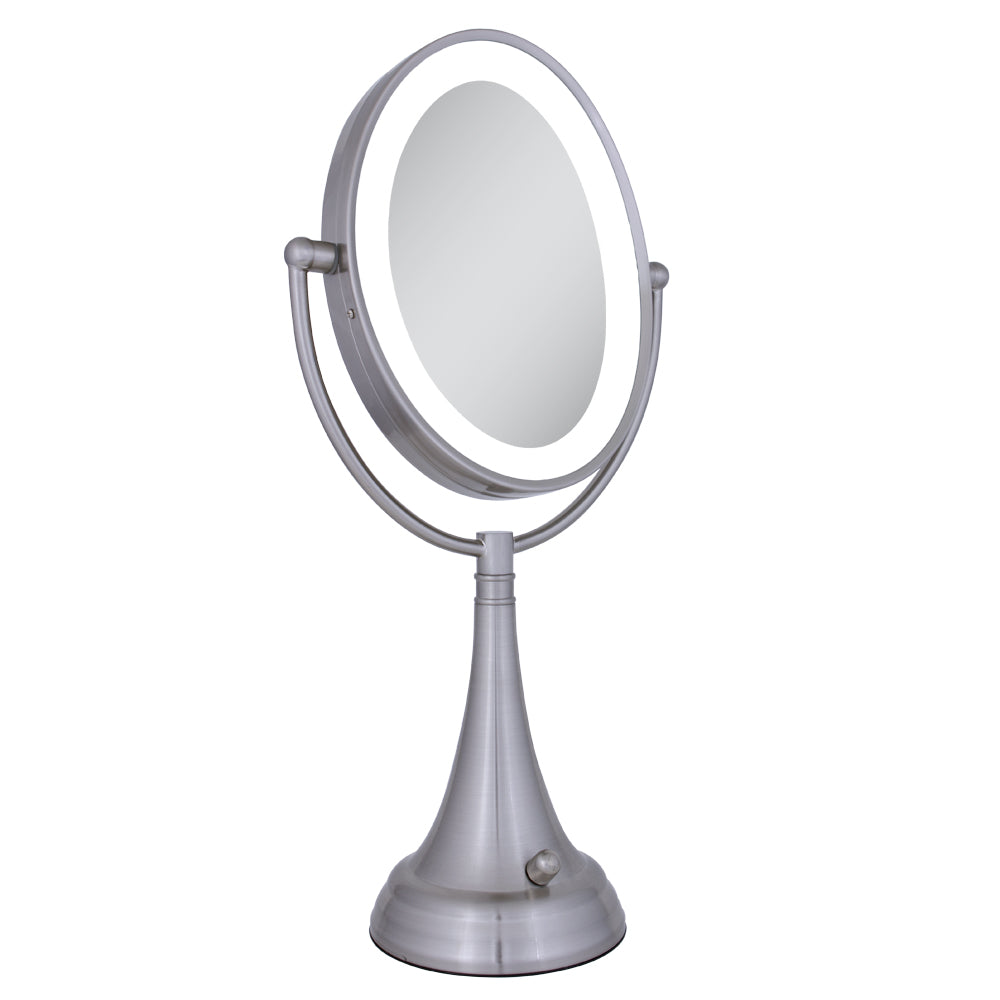 Zadro Lighting LEDOVLV410 Next Generation Led Vanity Mrror Mirror Pewter, Nickel, Silver