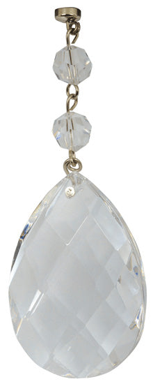Magtrim Lighting CE-9209 Faceted Almond Clear Faceted Almond - 2 (3 Per Box) Home Decor Light