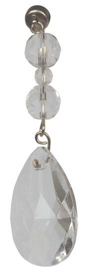 Magtrim Lighting CE-9239 Faceted Almond Clear Mini Faceted Almond (6 Per Box) Home Decor Light
