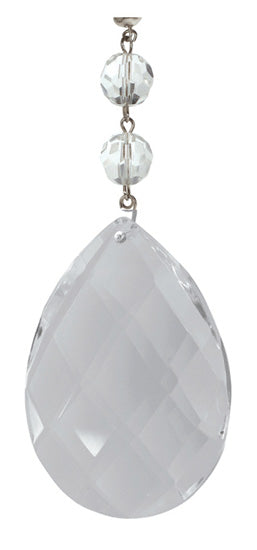 Magtrim Lighting CE-9309 Faceted Almond Clear Faceted Almond - 2.5 (3 Per Box) Home Decor Light