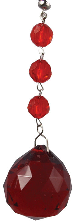 Magtrim Lighting GB-4503 Faceted Ball Red Faceted Ball - 30Mm (3 Per Box) Home Decor Bronze / Dark