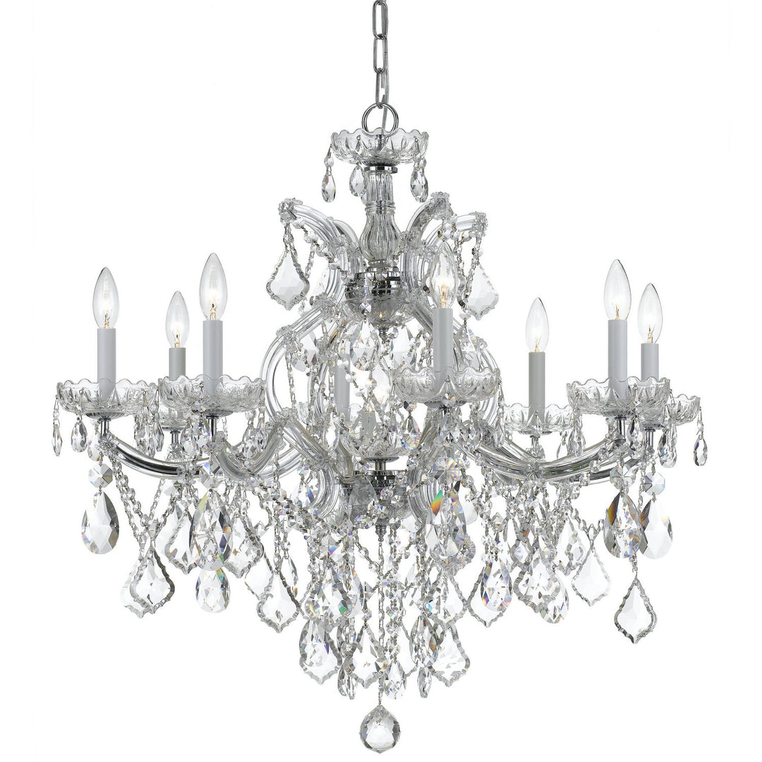 Crystorama Maria Theresa 4409-CH-CL-SAQ Chandelier Light - Polished Chrome