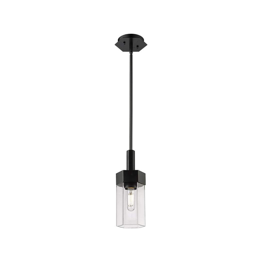 Innovations Downtown Urban 427-1S-BK-G427-9CL Pendant Light - Matte Black