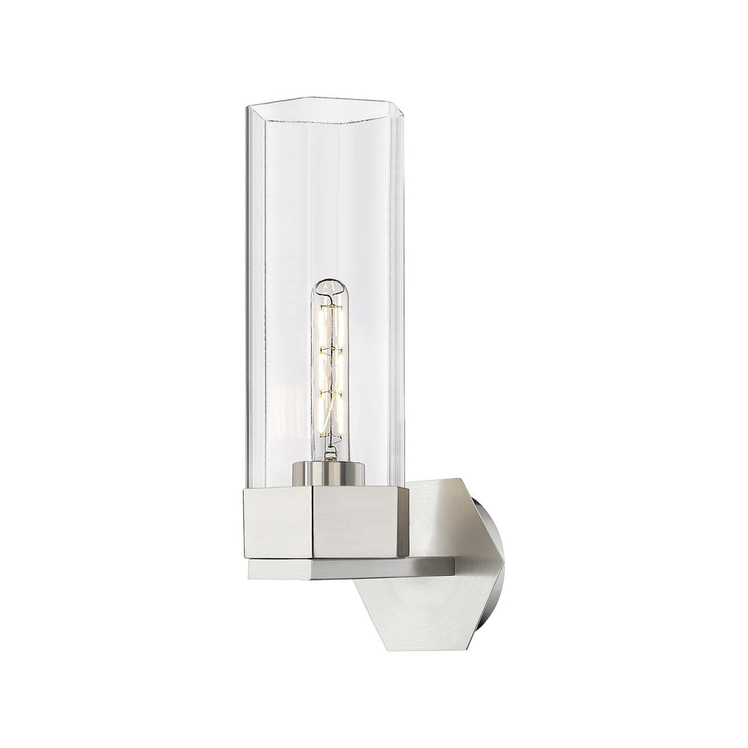 Innovations Downtown Urban 427-1W-SN-G427-14CL Wall Sconce Light - Satin Nickel