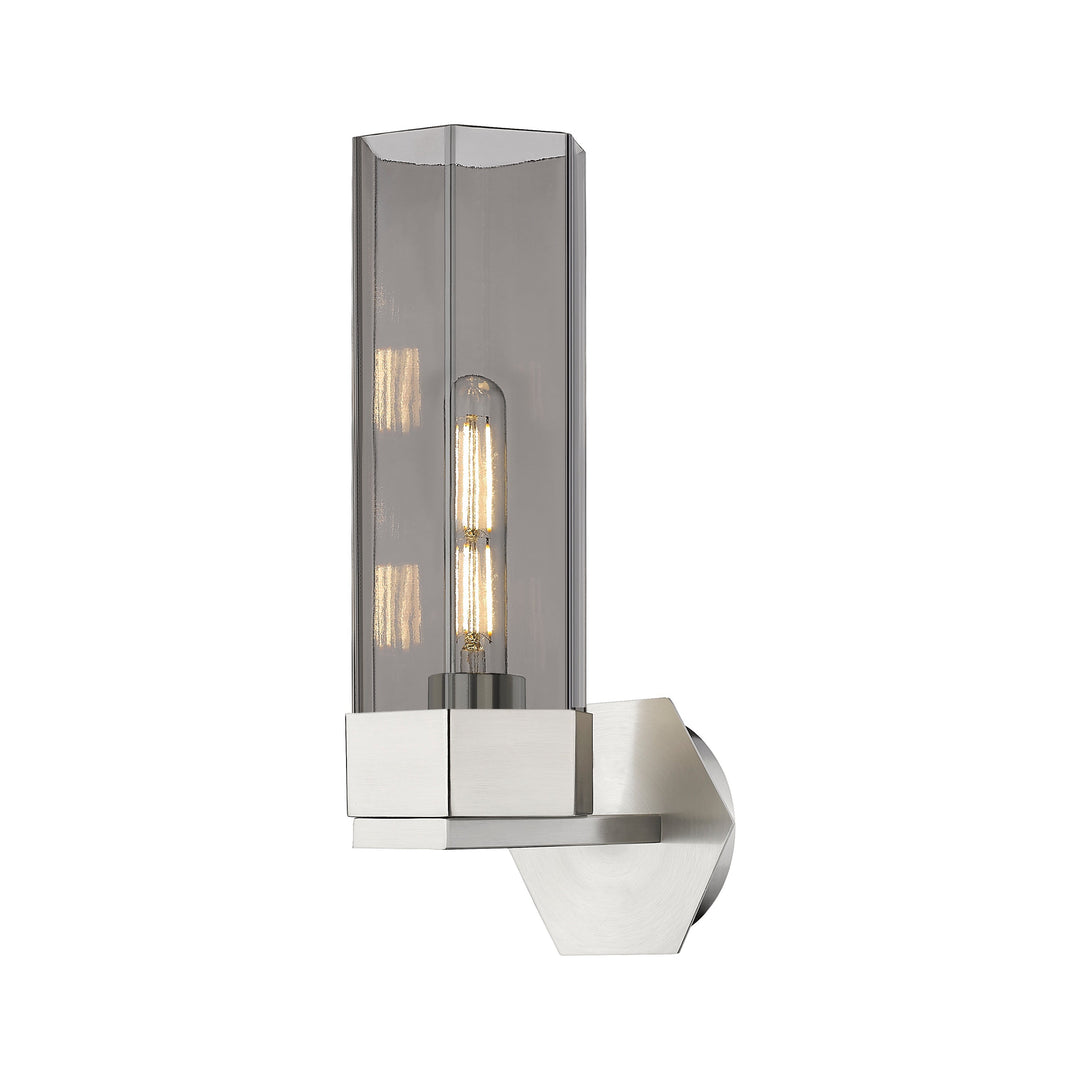 Innovations Downtown Urban 427-1W-SN-G427-14SM Wall Sconce Light - Satin Nickel