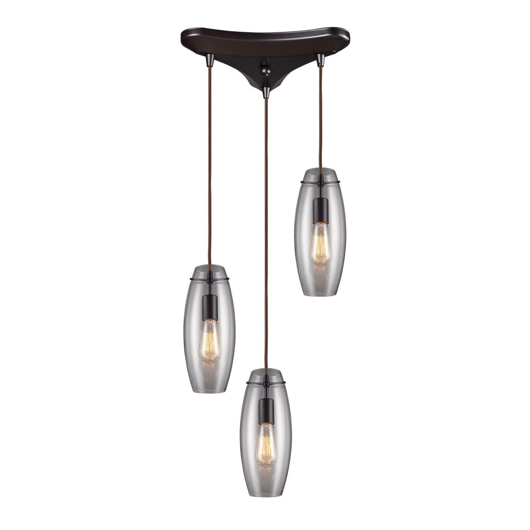 Elk Menlow Park 60044-3 Pendant Light - Oiled Bronze