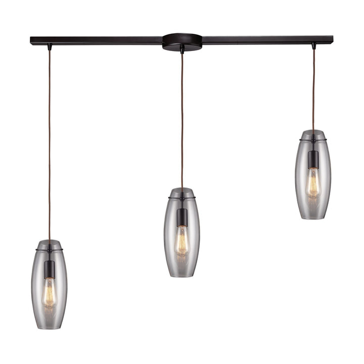 Elk Menlow Park 60044-3L Pendant Light - Oiled Bronze