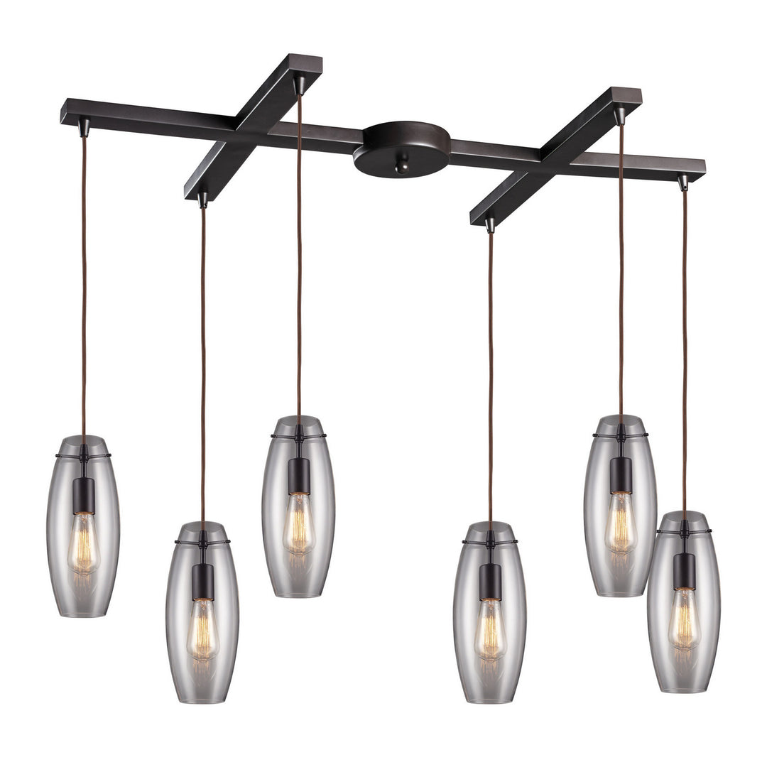 Elk Menlow Park 60044-6 Pendant Light - Oiled Bronze
