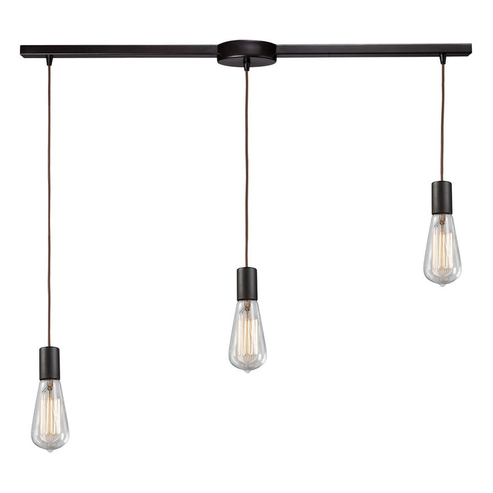 Elk Menlow Park 60046-3L Pendant Light - Oiled Bronze