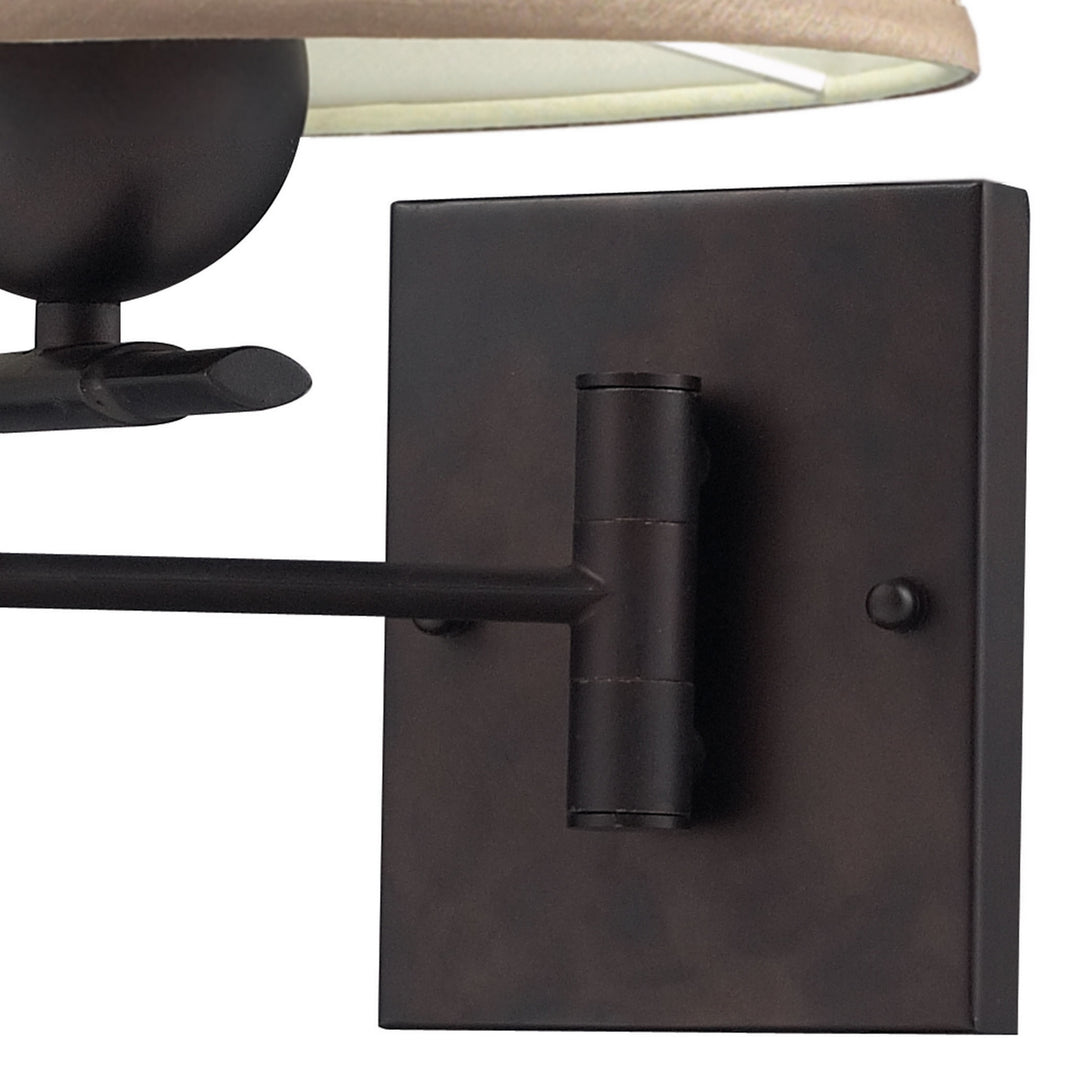 Elk Lighting 10291/1  Swingarms Lamp Aged Bronze