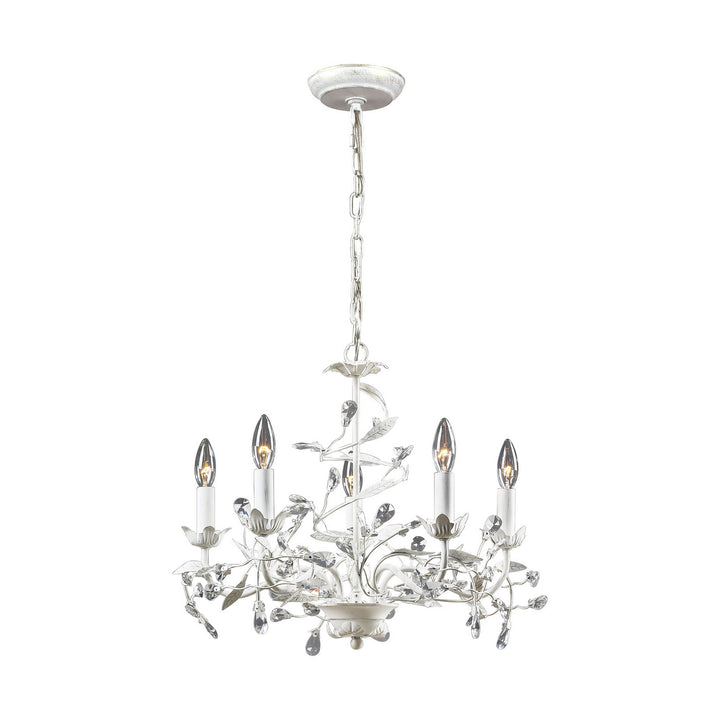 Elk Circeo 18113/5 Chandelier Light - Antique White
