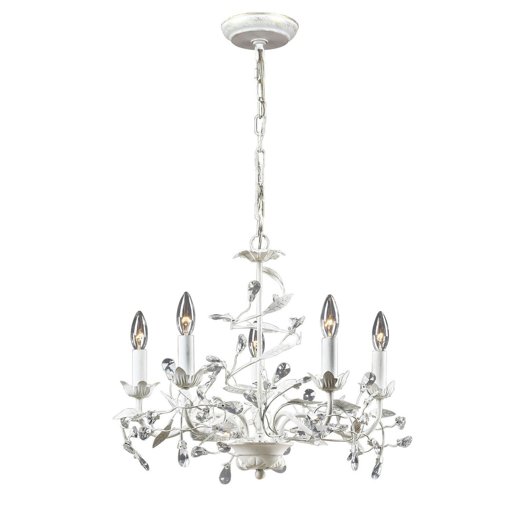 Elk Circeo 18113/5 Chandelier Light - Antique White