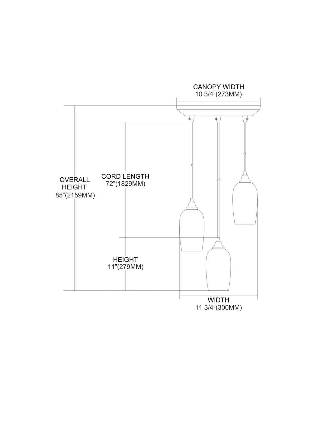 Elk Sandstone 31137/3 Pendant Light - Satin Nickel