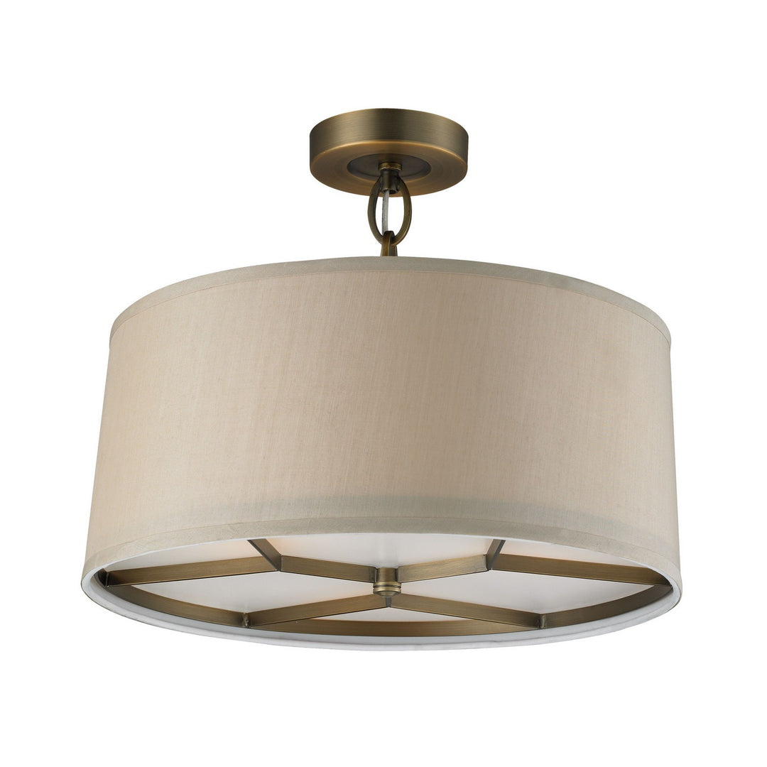 Elk Baxter 31262/3 Ceiling Light - Brushed Antique Brass