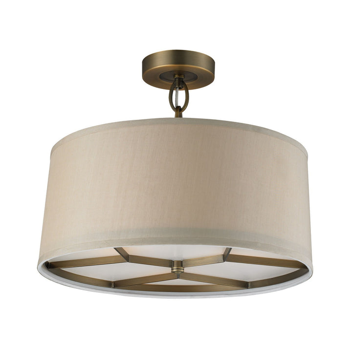 Elk Baxter 31262/3 Ceiling Light - Brushed Antique Brass