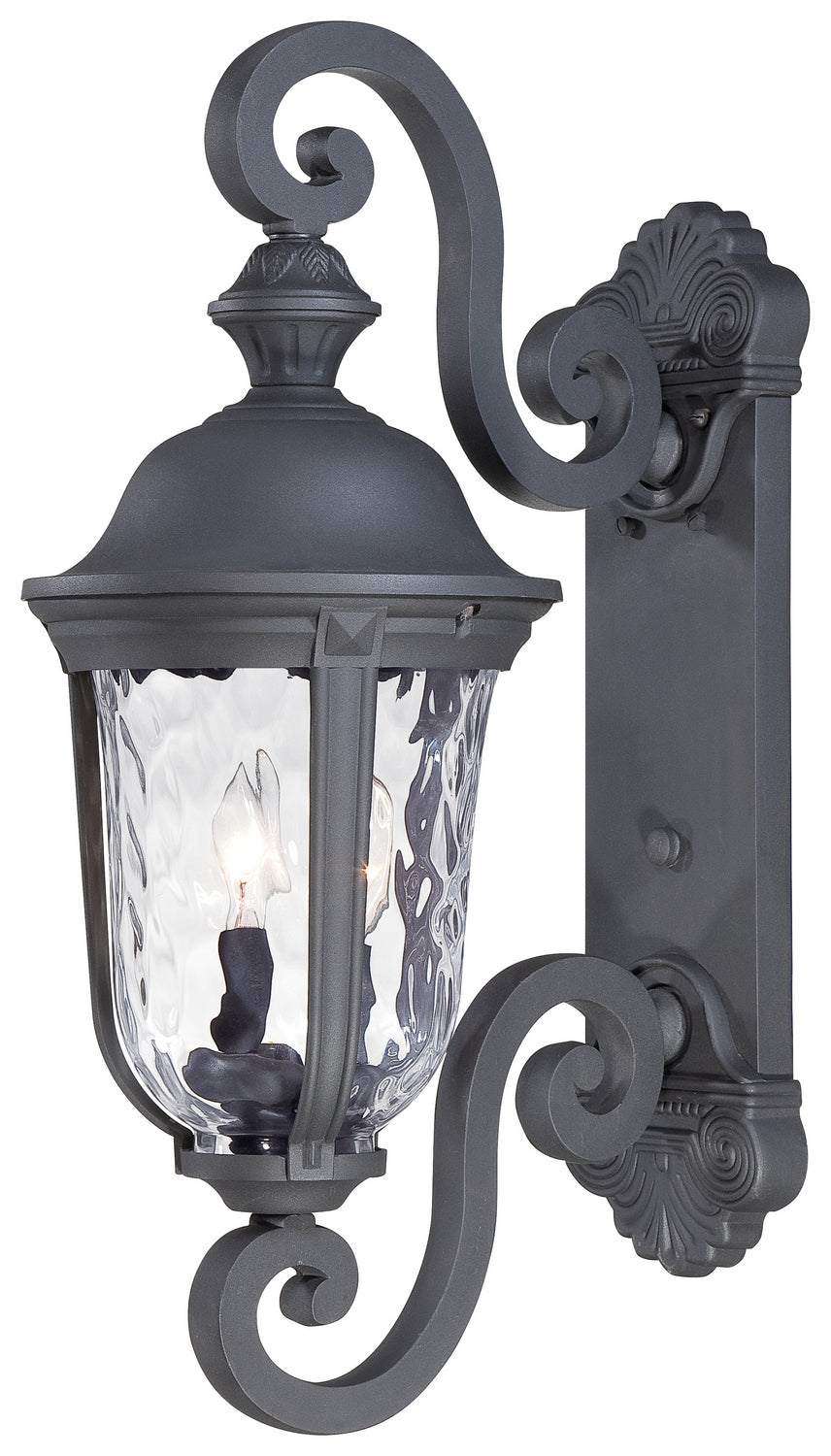 Minka-Lavery Lighting 8991-66 Ardmore Two Light Wall Mount Outdoor Black