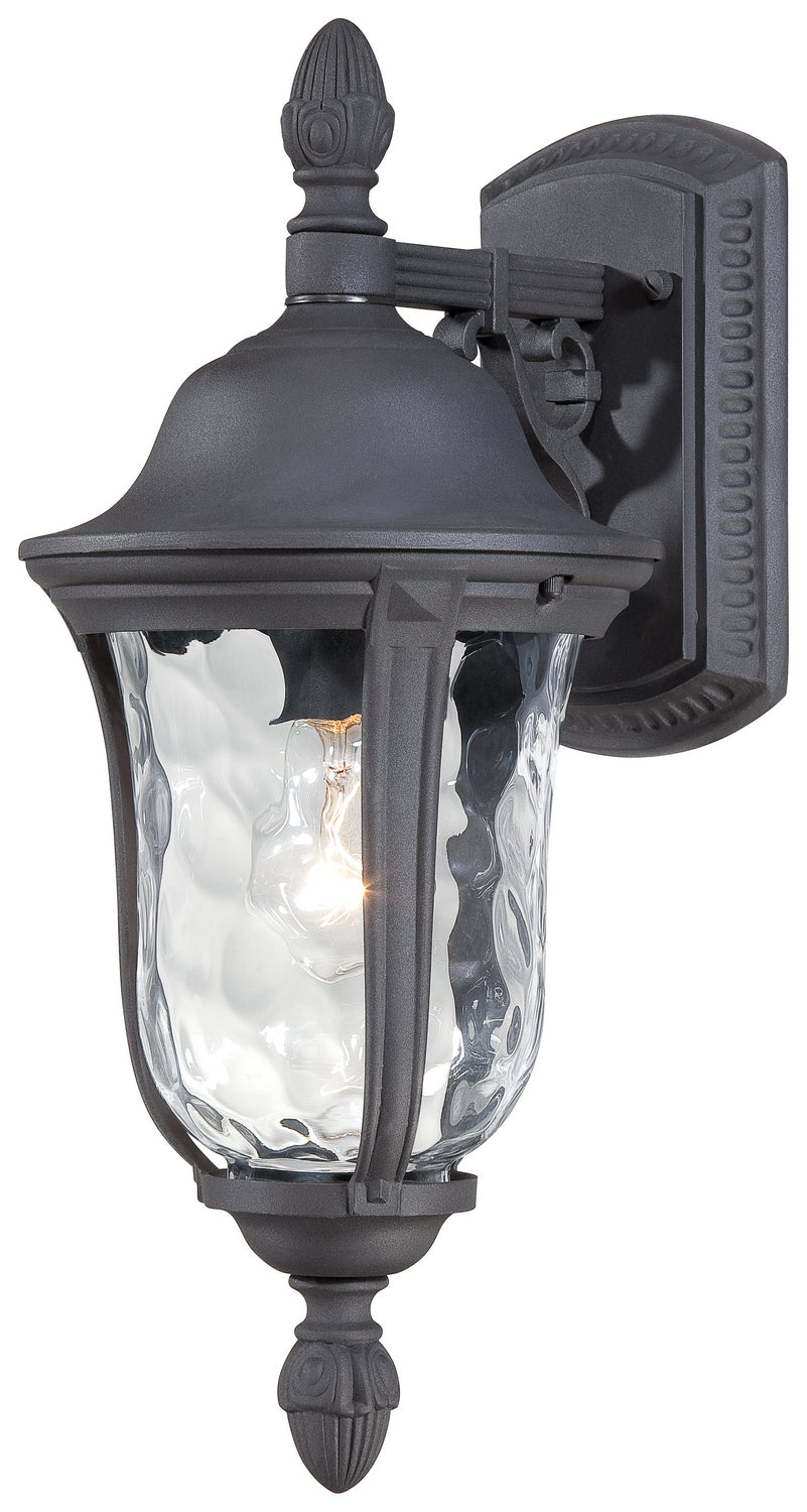 Minka-Lavery Lighting 8997-66 Ardmore One Light Outdoor Semiwall Mount Outdoor Black