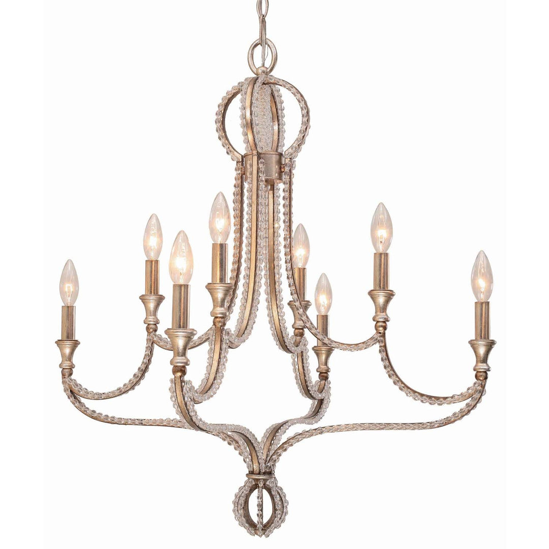 Crystorama Garland 6768-DT Chandelier Light - Distressed Twilight