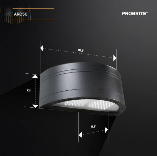 Probrite  ARC50-PC-4K-BZ Wall Light -