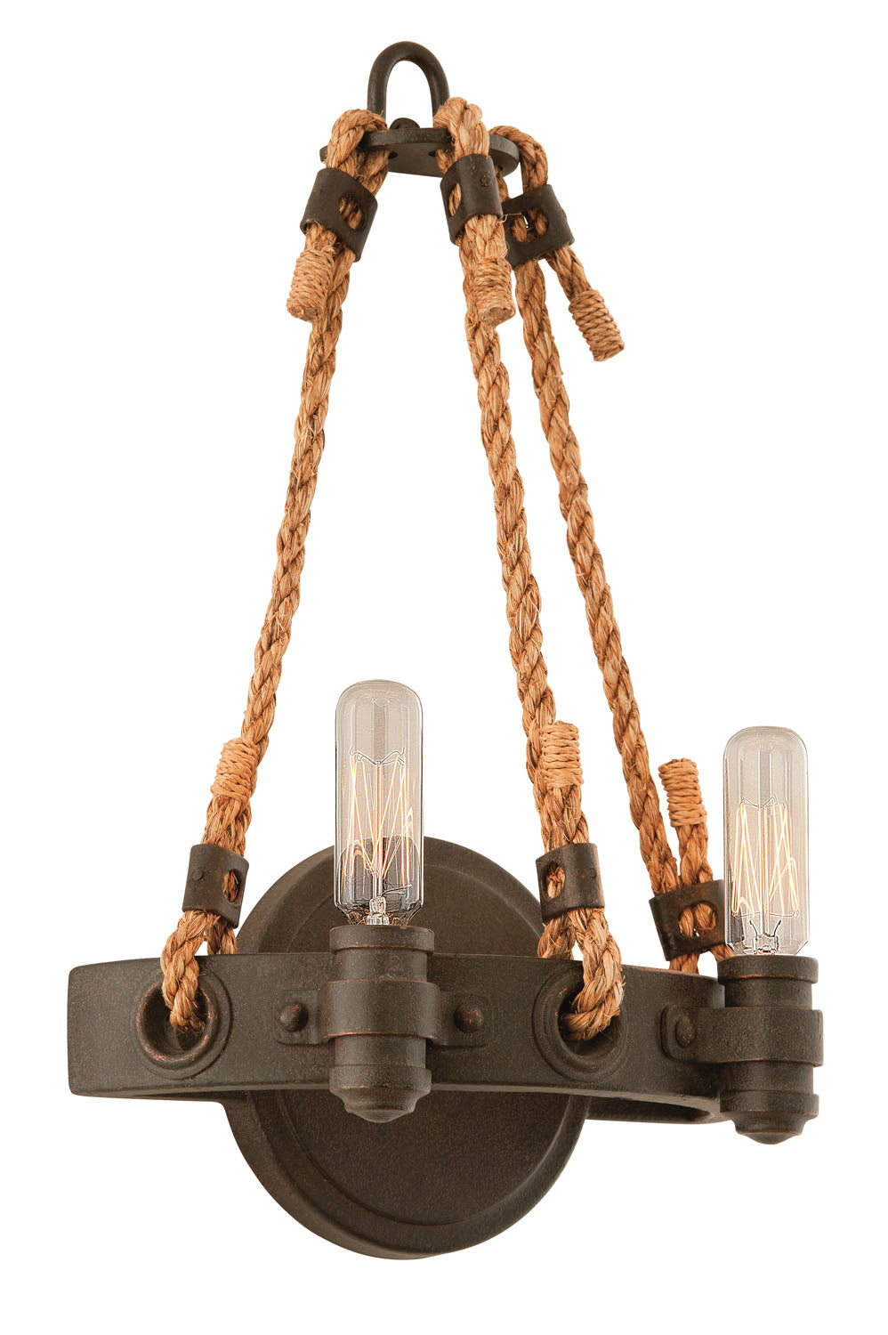 Troy Pike Place B3122 Wall Light - Shipyard Bronze