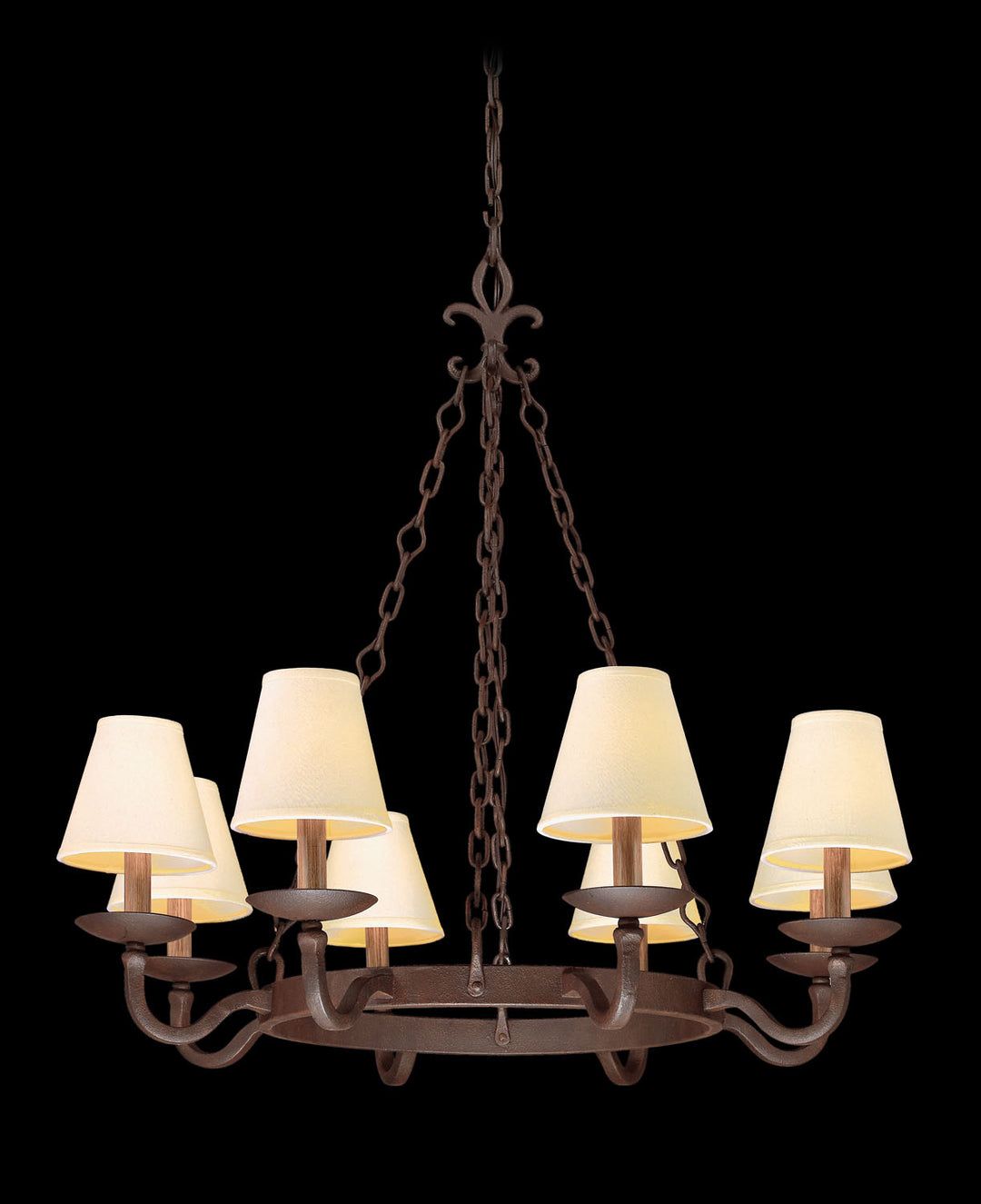 Troy Lyon F2715 Chandelier Light - Burnt Sienna