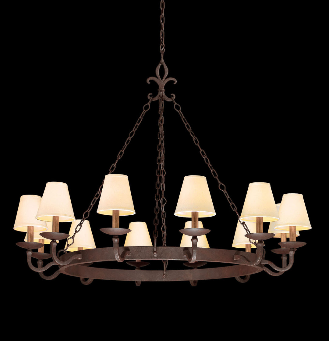 Troy Lyon F2716 Chandelier Light - Burnt Sienna
