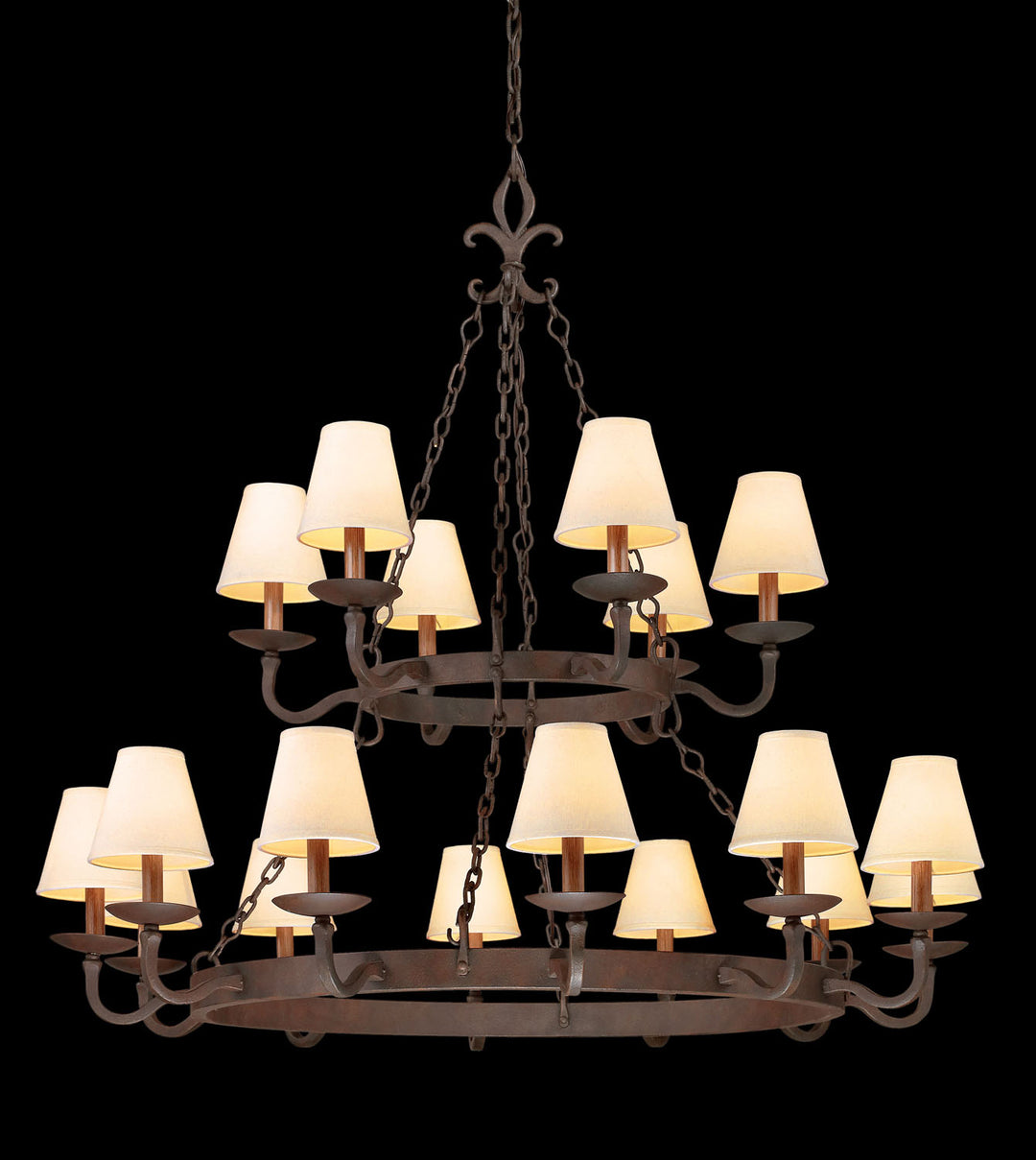 Troy Lyon F2717 Chandelier Light - Burnt Sienna