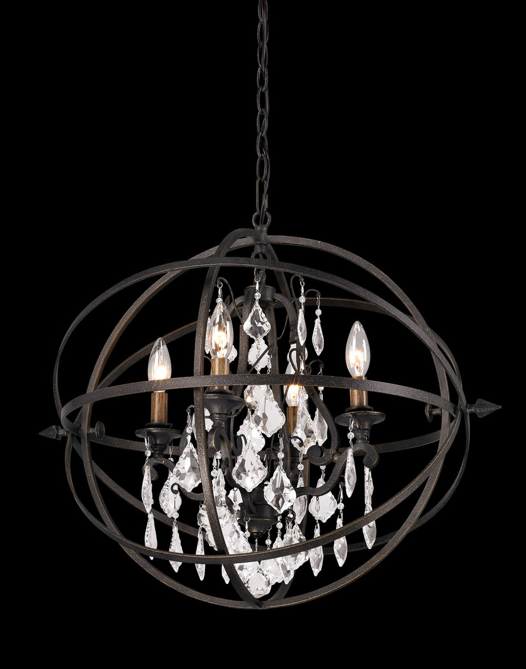 Troy Byron F2995 Chandelier Light - Vintage Bronze