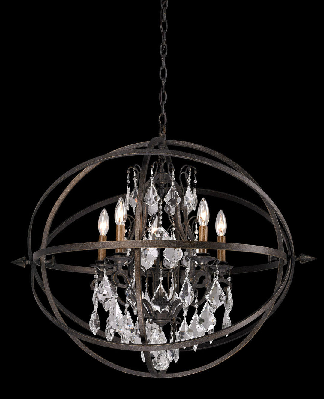 Troy Byron F2996 Chandelier Light - Vintage Bronze