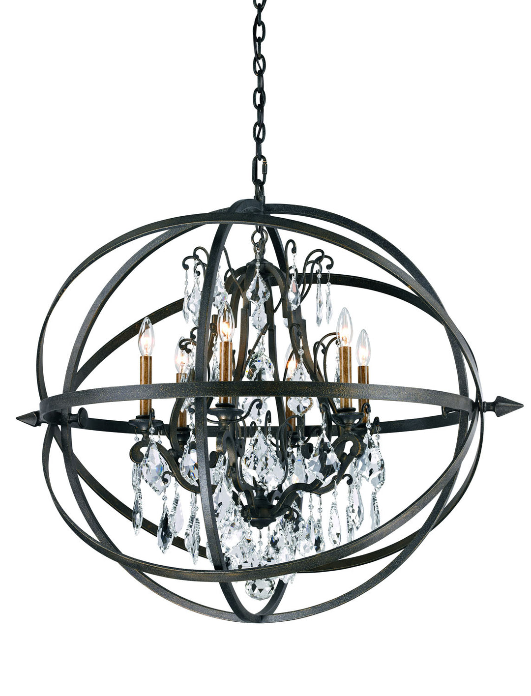 Troy Byron F2997 Chandelier Light - Vintage Bronze