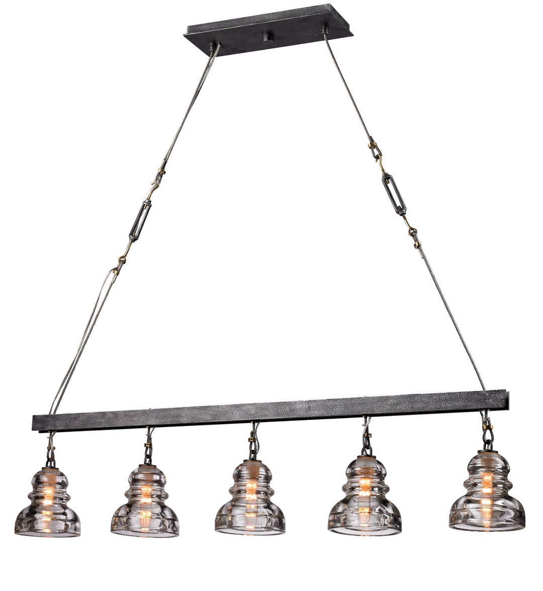 Troy Menlo Park F3138 Pendant Light - Old Silver