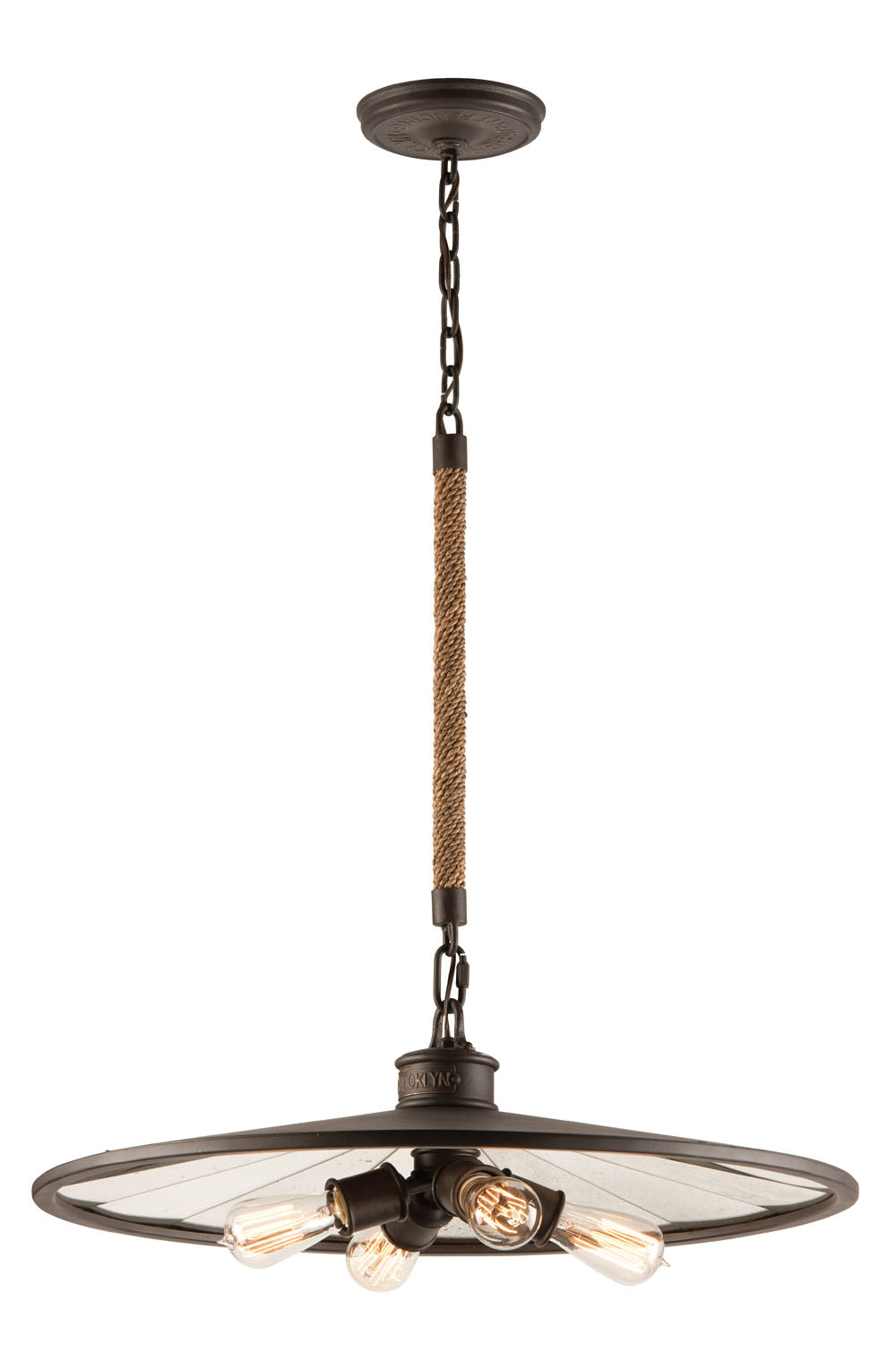 Troy Brooklyn F3146-HBZ Pendant Light - Brooklyn Bronze