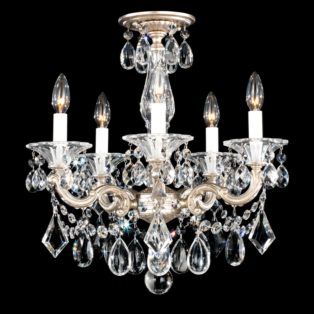 Schonbek La Scala 5345-48 Ceiling Light - Antique Silver
