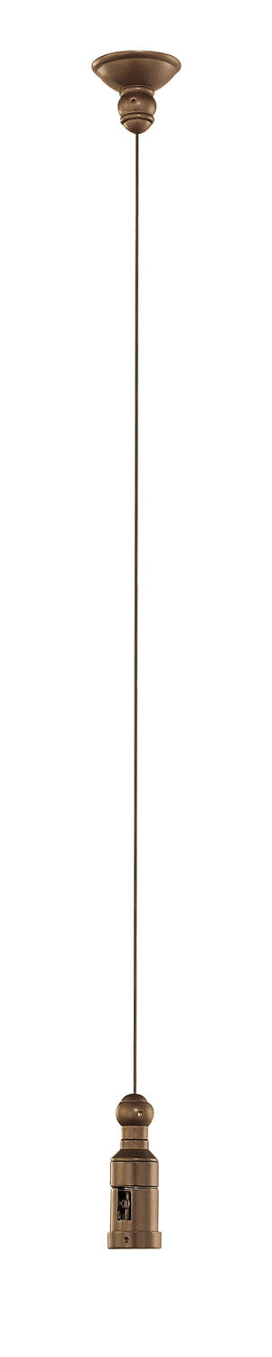 Kendal Lighting RKS-C-ORB Cable Support Track Cable Support Decor Bronze / Dark