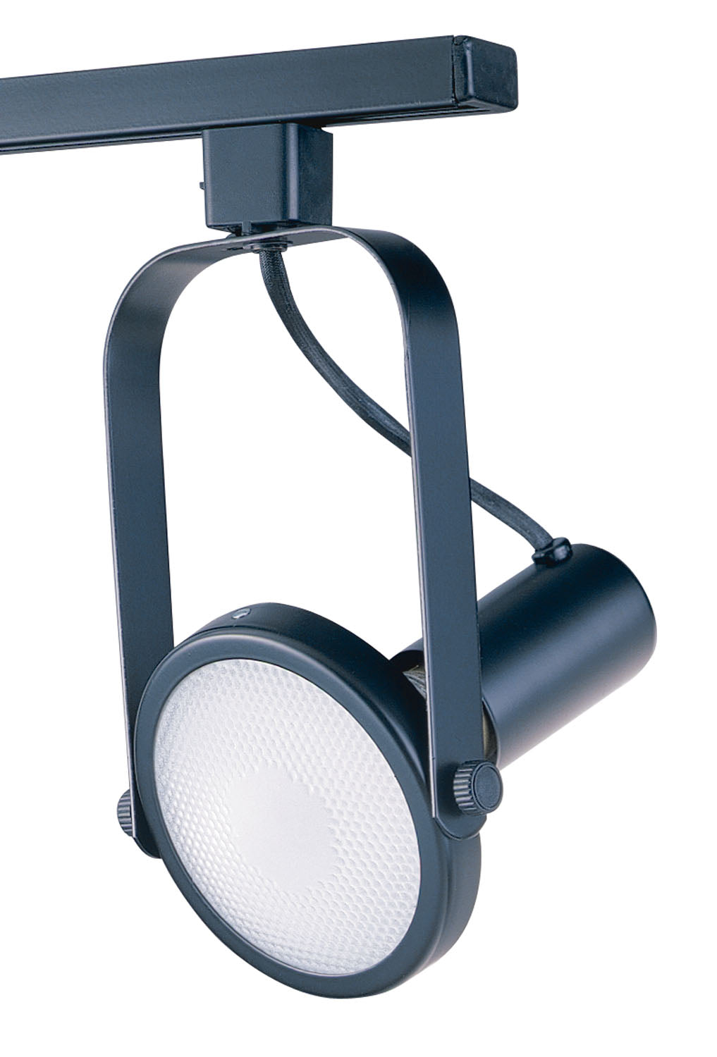 Kendal Lighting TL1601-BLK Track Cylinder Gimball Ring Cylinder Track Head Track Light Black
