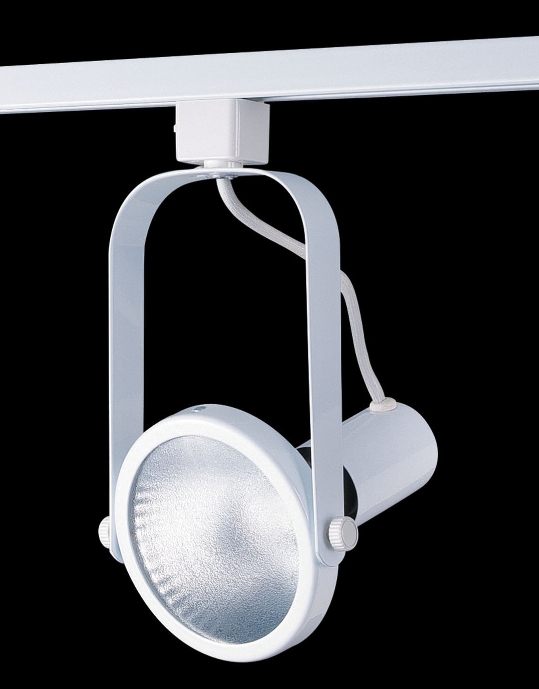 Kendal Lighting TL1601-WH Track Cylinder Gimball Ring Cylinder Track Head Track Light White