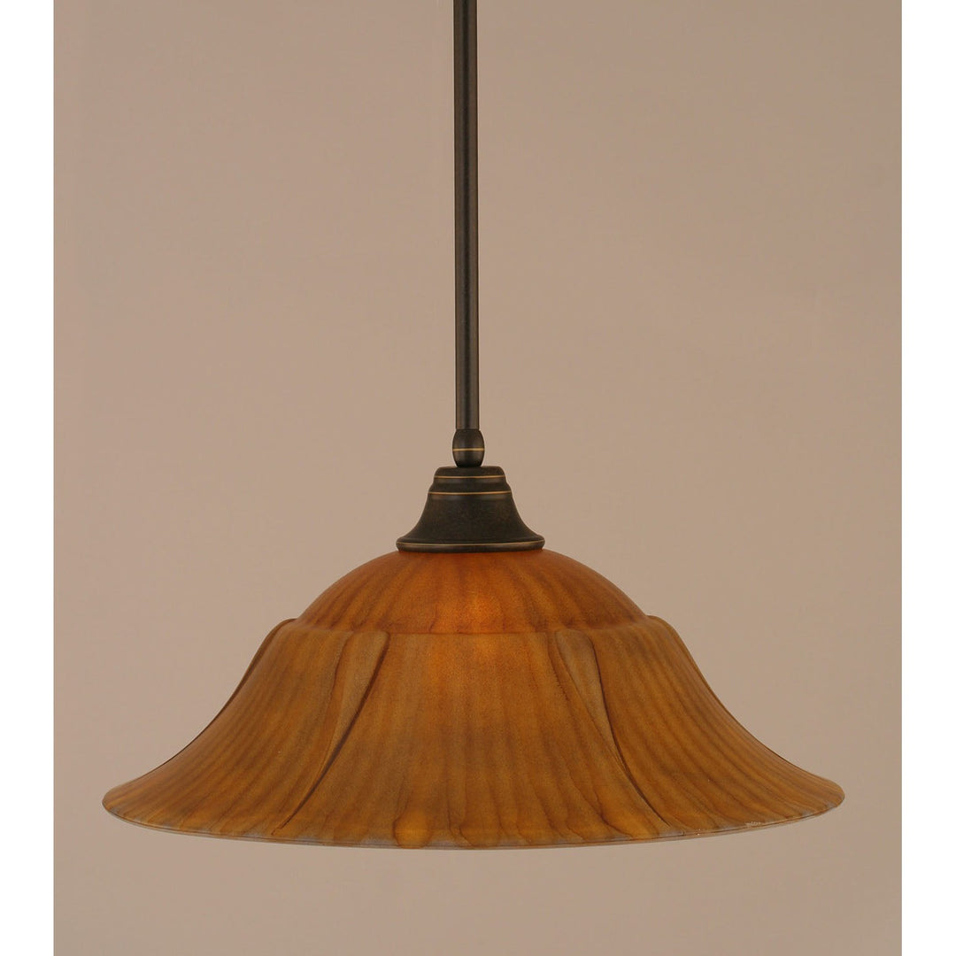 Toltec Stem 26-dg-53819 Pendant Light - Dark Granite