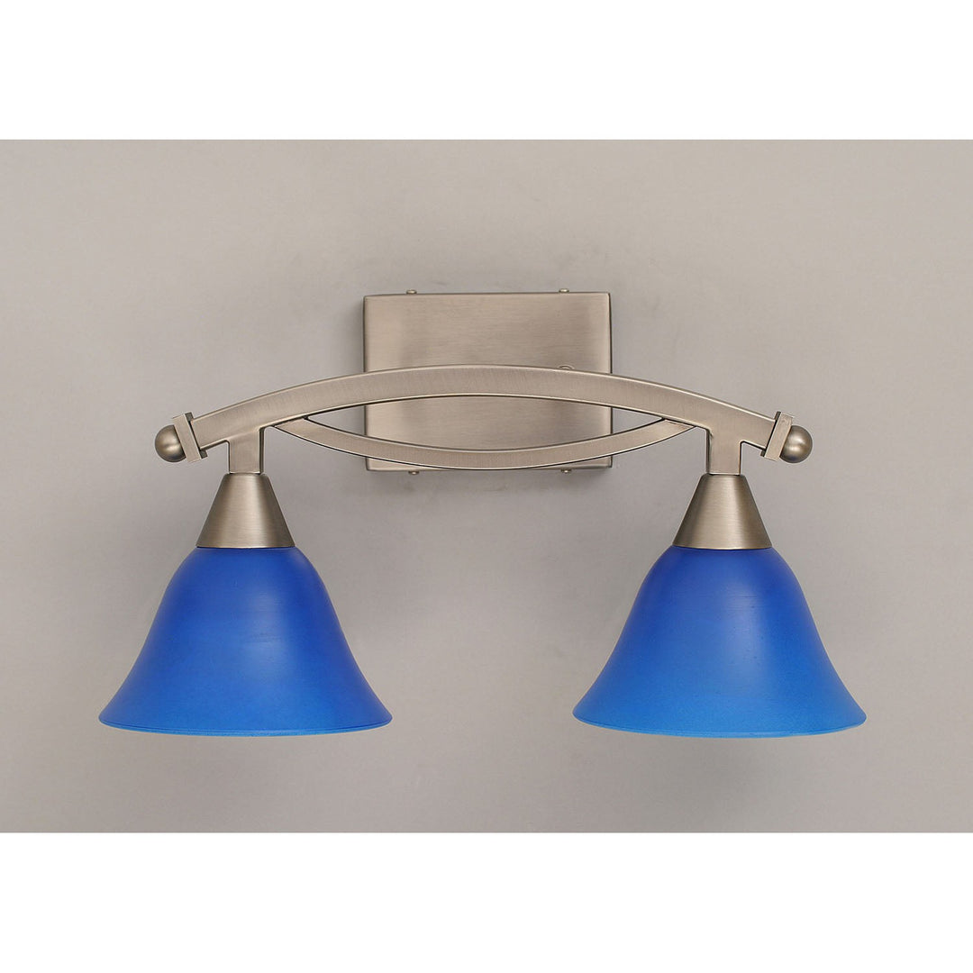 Toltec Bow 172-bn-4155 Bath Vanity Light 18 in. wide - Brushed Nickel