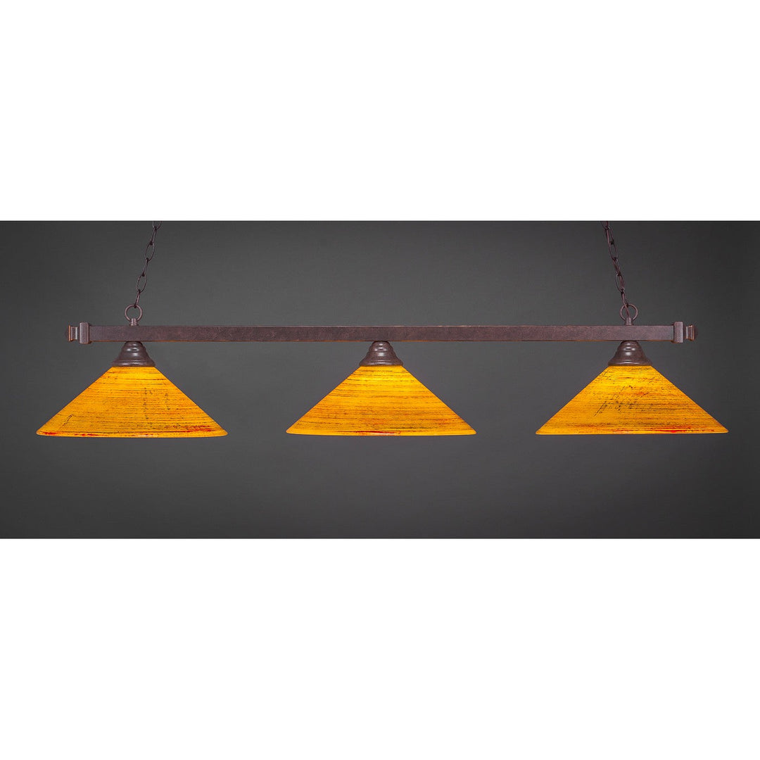 Toltec Square 803-dg-414 Pendant Light - Dark Granite