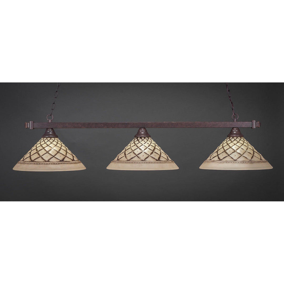 Toltec Square 803-dg-718 Pendant Light - Dark Granite