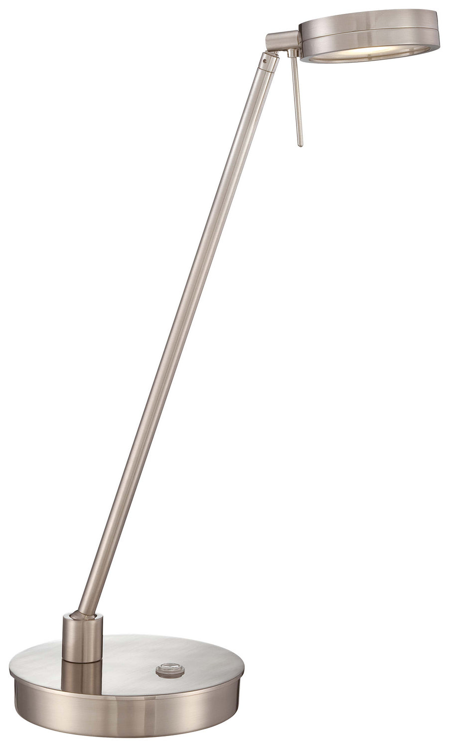 George Kovacs Lighting P4306-084 George's Reading Room Led Table Lamp Lamp Pewter, Nickel, Silver