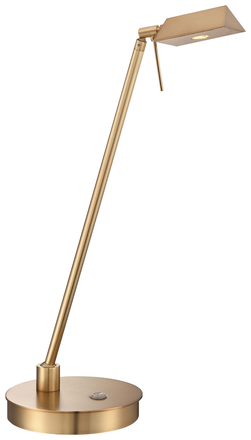 George Kovacs Lighting P4316-248 George's Reading Room Led Table Lamp Lamp Gold, Champ, Gld Leaf
