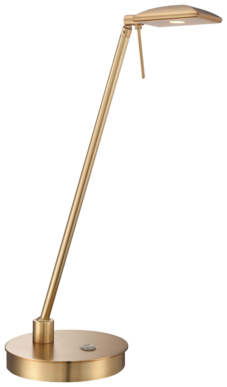 George Kovacs Lighting P4326-248 George's Reading Room Led Table Lamp Lamp Gold, Champ, Gld Leaf