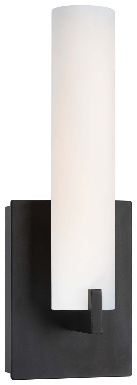 George Kovacs Tube P5040-37B-L Wall Light - Dark Restoration Bronze