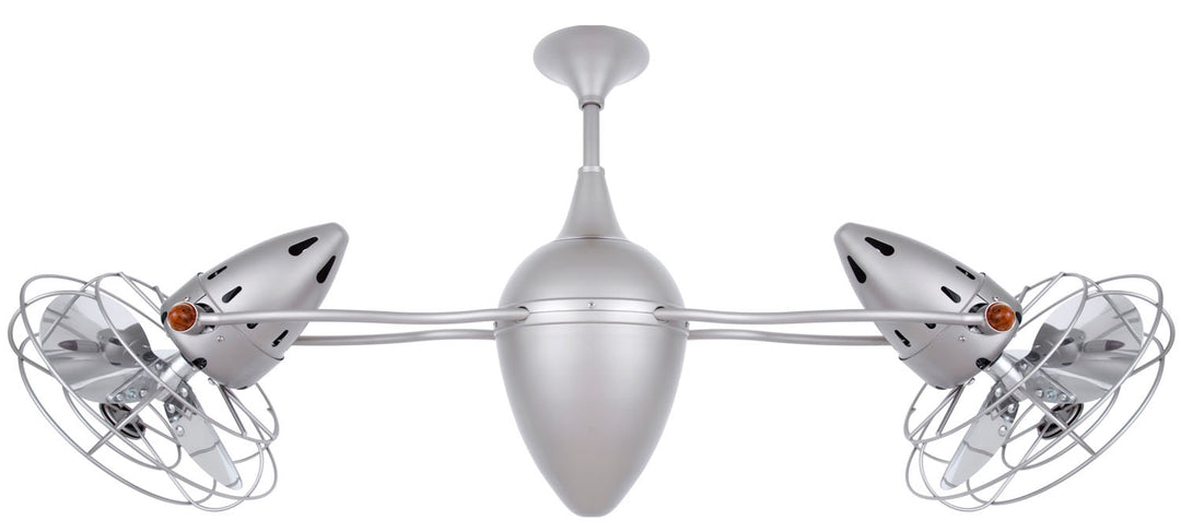 Matthews Fan Company Ar Ruthiane AR-BN-MTL-DAMP Ceiling Fan 13 - Brushed Nickel, Brushed Nickel/