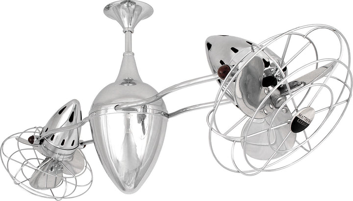 Matthews Fan Company Ar Ruthiane AR-CR-MTL Ceiling Fan 13 - Polished Chrome, Polished Chrome/