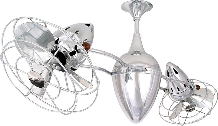 Matthews Fan Company Ar Ruthiane AR-CR-MTL Ceiling Fan 13 - Polished Chrome, Polished Chrome/