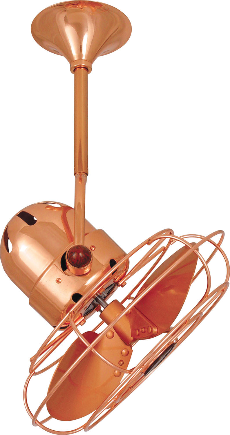 Matthews Fan Company Bianca Direcional BD-CP-MTL Ceiling Fan 13 - Polished Copper, Polished Copper/