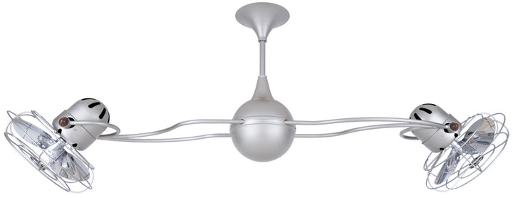 Matthews Fan Company Italo Ventania IV-BN-MTL Ceiling Fan 13 - Brushed Nickel, Brushed Nickel/